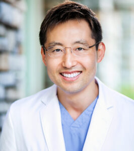 Dr. Kenneth Kim, board-certified plastic surgeon with extensive experience in eyelid surgery