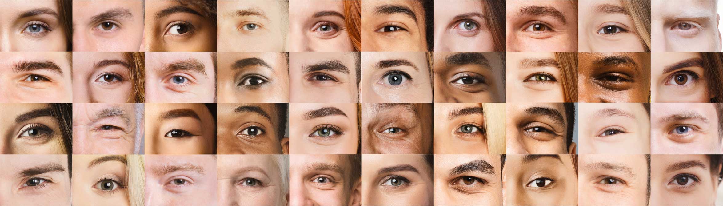 People's eyes - all shapes and sizes